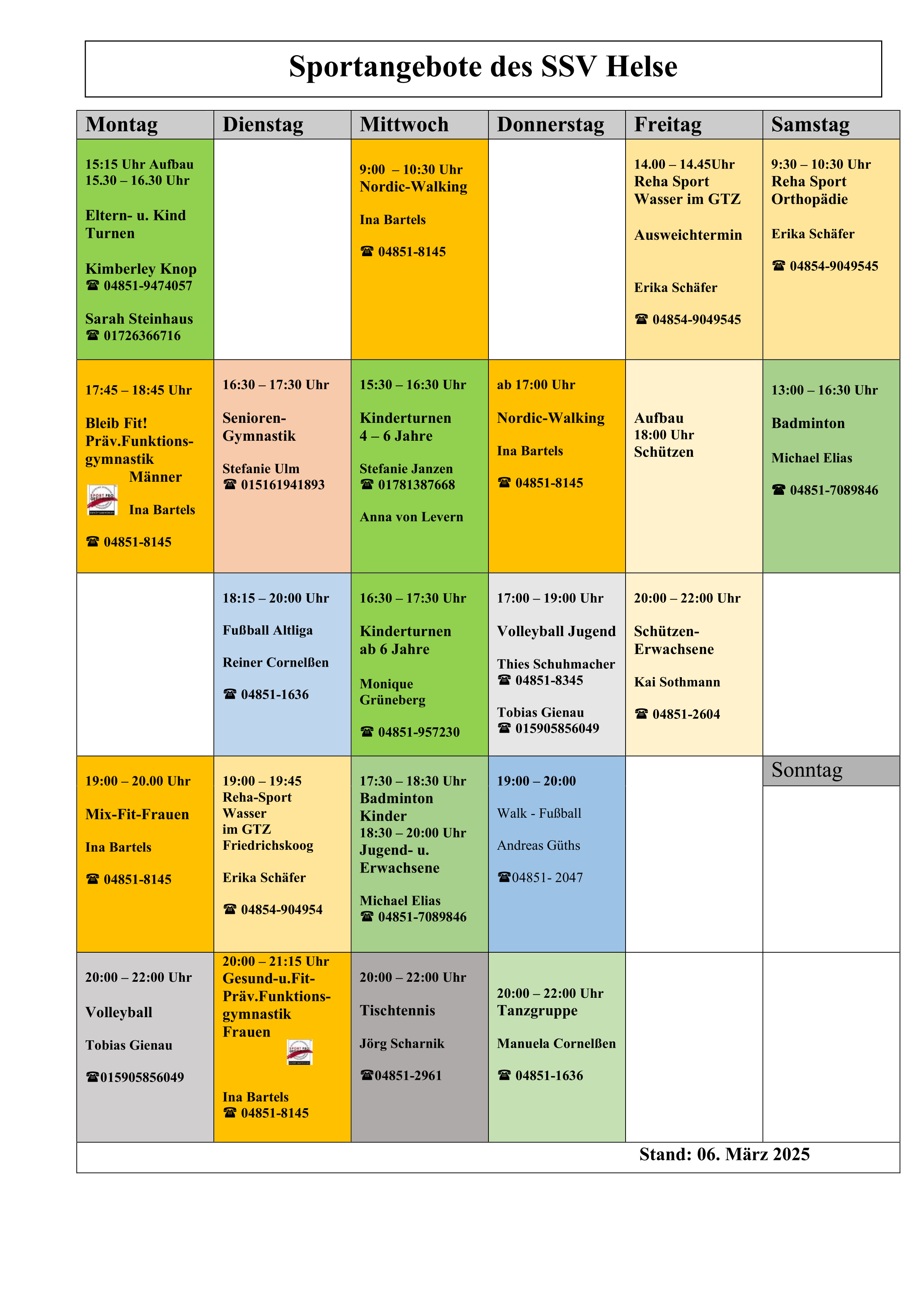 Hallenplan